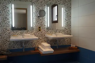Salle de bains dans l'établissement La Borie d'Hélipse