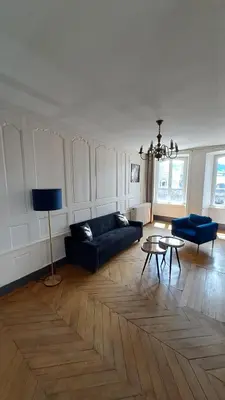Coin salon dans l'établissement Le bon secours