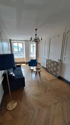 Coin salon dans l'établissement Le bon secours
