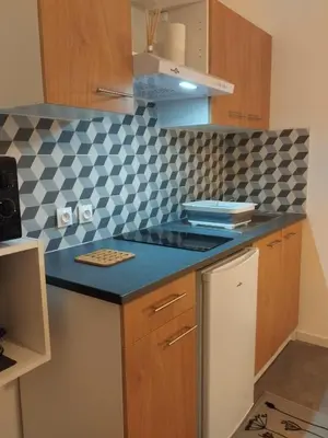 Cuisine ou kitchenette dans l'établissement résidence bregeroise 5