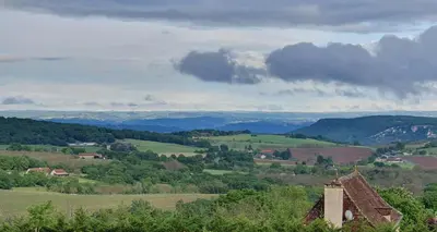 Paysage naturel près de la villa