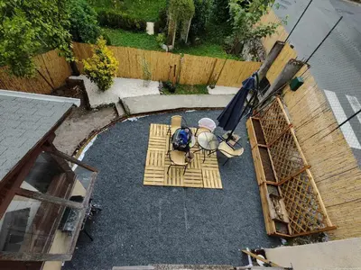Terrasse ou espace extérieur de l'établissement Appartement avec terrasse
