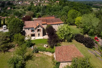 Paysage naturel près de la maison de vacances