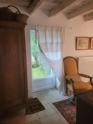 Coin salon dans l'établissement Chambre de charme
