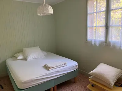 Un ou plusieurs lits dans un hébergement de l'établissement Gîte du Puy des Gardes