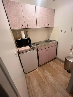 Cuisine ou kitchenette dans l'établissement Studio Excellence Tulle
