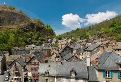 Vue générale sur la montagne ou vue sur la montagne depuis l'appartement