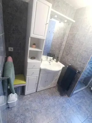 Salle de bains dans l'établissement Appartement cosy avec extérieur à Bretenoux