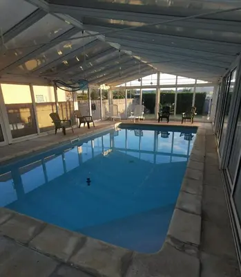 Piscine de l'établissement Appartement cosy avec extérieur à Bretenoux ou située à proximité