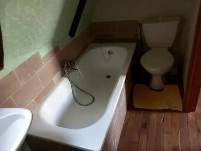Salle de bains dans l'établissement grange cavanet