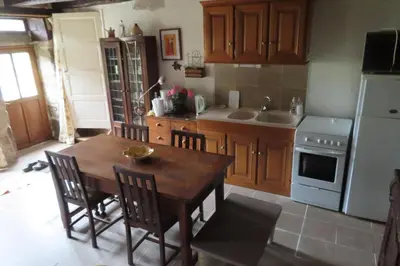Cuisine ou kitchenette dans l'établissement grange cavanet