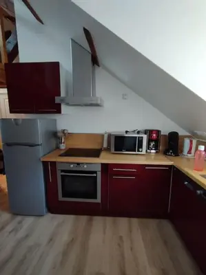 Cuisine ou kitchenette dans l'établissement Appartement La Calèche classé 3 étoiles