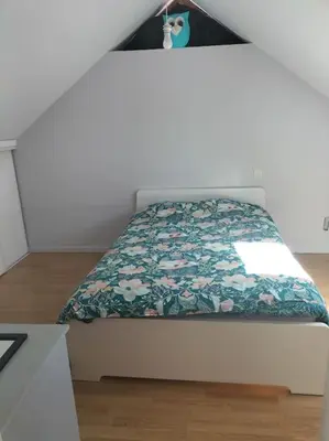 Un ou plusieurs lits dans un hébergement de l'établissement Gîte de Lagarde