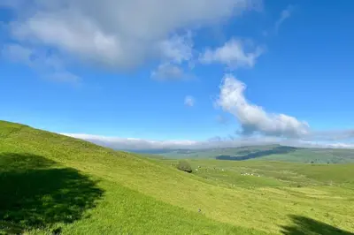 Paysage naturel près de la maison de vacances