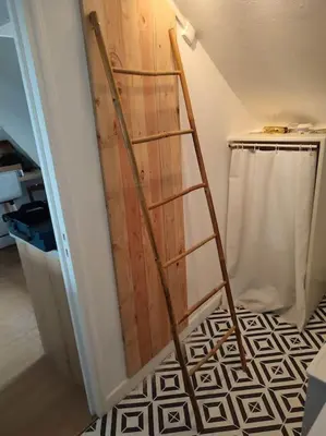 Salle de bains dans l'établissement La halte briviste