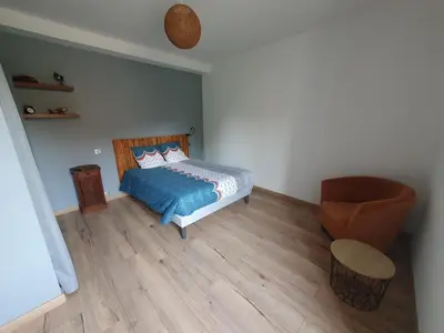 Un ou plusieurs lits dans un hébergement de l'établissement Maison dans ancien corps de ferme 4 à 6 personnes