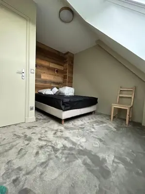 Un ou plusieurs lits dans un hébergement de l'établissement Chalet Picherande - Charreire
