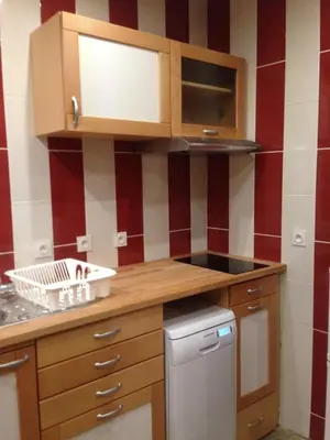 Cuisine ou kitchenette dans l'établissement Villa Boston