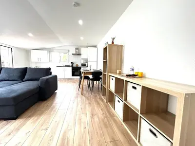 Cuisine ou kitchenette dans l'établissement La Farfallina, entièrement rénovée