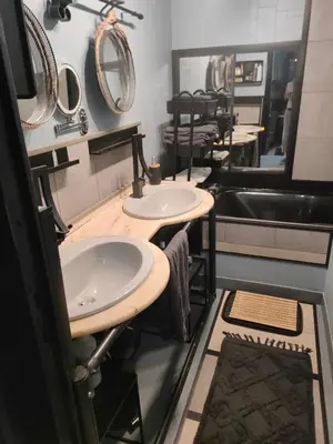 Plan de l'établissement 3 ch, 5 pers 1 bébé, cuisine équipée, cosy