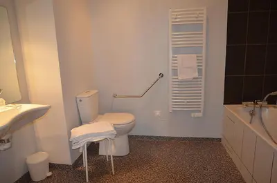 Salle de bains dans l'établissement Le Genève