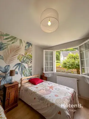 Un ou plusieurs lits dans un hébergement de l'établissement Family Home and Nature in Eymoutiers