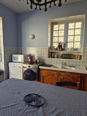 Cuisine ou kitchenette dans l'établissement Le relais de campagne à 5 min de Padirac