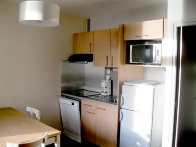 Cuisine ou kitchenette dans l'établissement VVF Super-Besse Auvergne Sancy