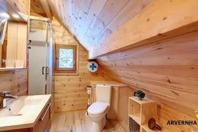 Salle de bains dans l'établissement Truffadoux