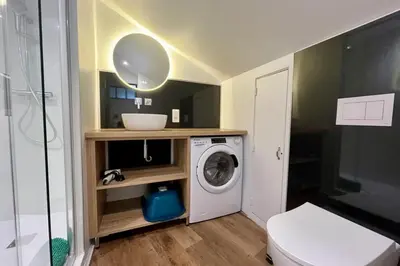 Salle de bains dans l'établissement Casa Lou Marine - T1 - Hyper Centre