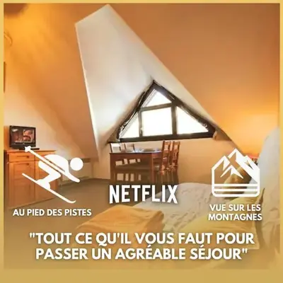 Studio duplex au pied des pistes
