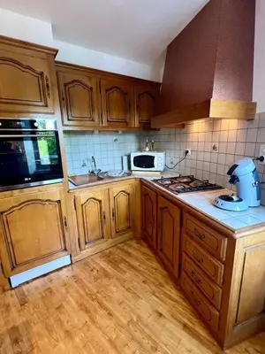 Cuisine ou kitchenette dans l'établissement Casa Trinita -T3 -Centre Sainte-Féréole