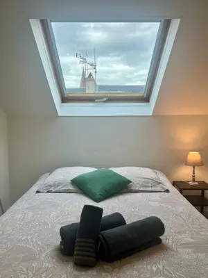 Un ou plusieurs lits dans un hébergement de l'établissement Casa Viasud #2 - 28m2 et Casa Viasud #3 - 48m2 - T2 climatisés - Centre BriveGare