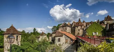 Plan de l'établissement Maison de charme Portobelo dans Carennac avec vue