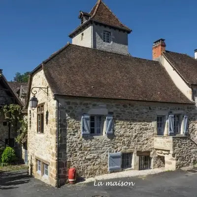 Maison de charme Portobelo dans Carennac avec vue