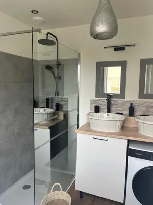 Cuisine ou kitchenette dans l'établissement Maison neuve Limoges sud