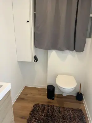 Salle de bains dans l'établissement Maison neuve Limoges sud
