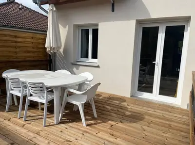 Balcon ou terrasse dans l'établissement Maison neuve Limoges sud