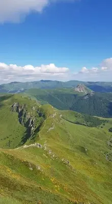 Paysage naturel près de la maison de vacances