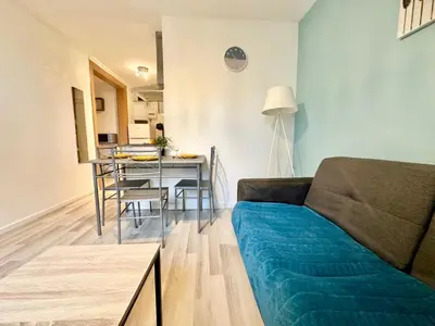 Cuisine ou kitchenette dans l'établissement Le Guillaumin, convivial et zen