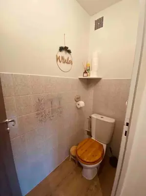 Salle de bains dans l'établissement Appartement 4-6 pers - La Bourboule