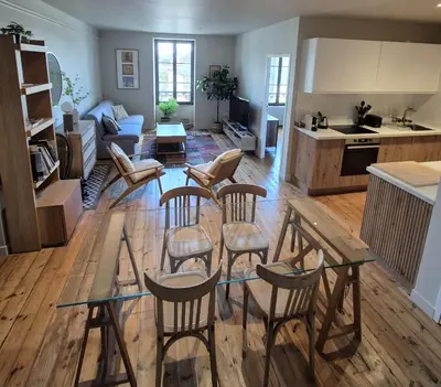 Cuisine ou kitchenette dans l'établissement MARTEL inLove
