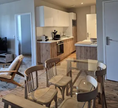 Cuisine ou kitchenette dans l'établissement MARTEL inLove