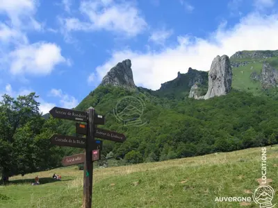Vue générale sur la montagne ou vue sur la montagne depuis la maison de vacances