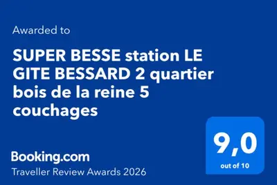 Certificat, récompense, panneau ou autre document affiché dans l'établissement SUPER BESSE station LE GITE BESSARD 2 quartier bois de la reine 5 couchages