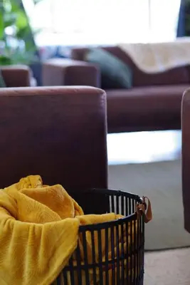 Coin salon dans l'établissement Loft au cœur des volcans d'auvergne