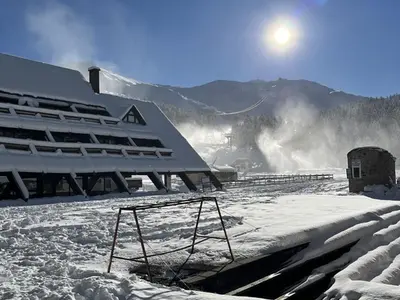 L'établissement Confortable T2 avec balcon au cœur de la station, proche pistes et commerces - FR-1-787-80 en hiver