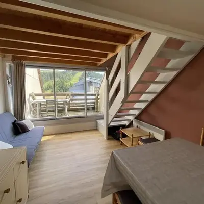 Duplex cosy 6-8 pers. pieds des pistes avec balcon - FR-1-787-88