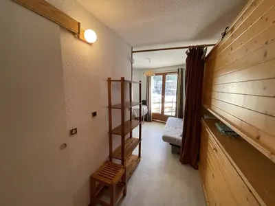 Un ou plusieurs lits dans un hébergement de l'établissement Studio confortable proche pistes ski & commerces - FR-1-787-95
