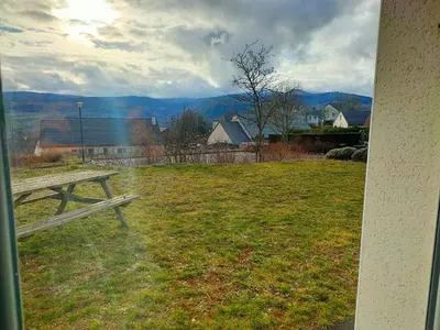 Vue générale sur la montagne ou vue sur la montagne depuis l'appartement